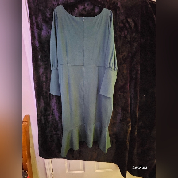 Forest Green Eloquii Dress - Picture 2 of 3